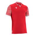 Tureis Shirt RED/WHT M Teknisk T-skjorte i ECO-tekstil